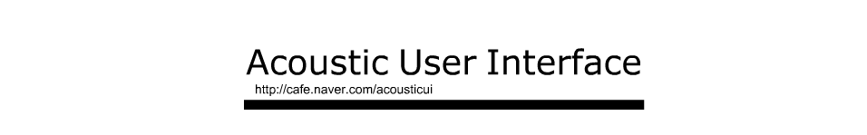 Acoustic User Interface