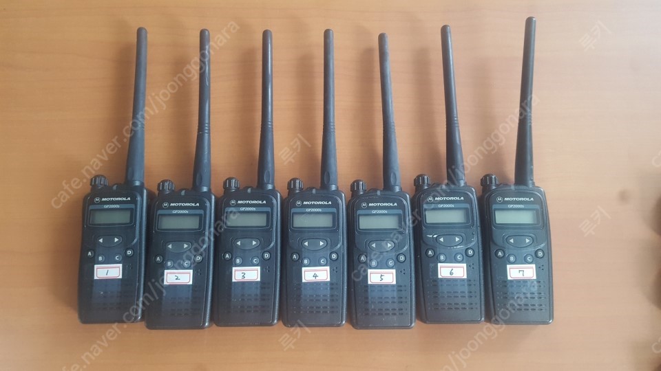 [팝니다] 모토롤라 업무용 무전기 GP2000S(VHF) 7대 - 20만원