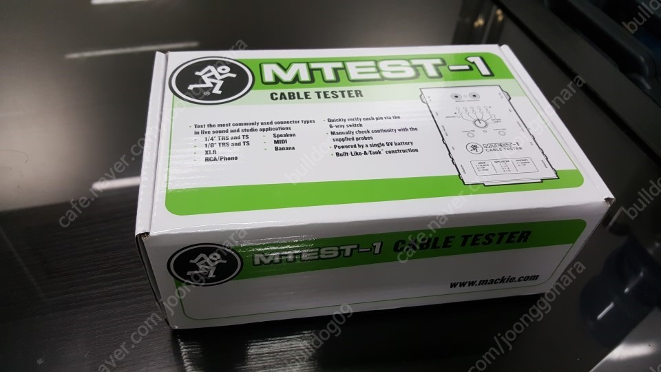 케이블테스트기 MACKIE MTEST-1 판매 합니다.