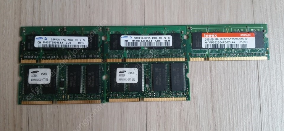 노트북 sdram 64m x 2 ddr2