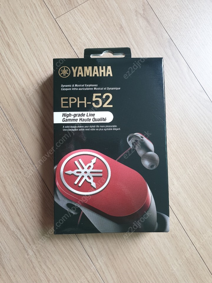 야마하 새제품 이어폰 EPH-52 레드색상 판매