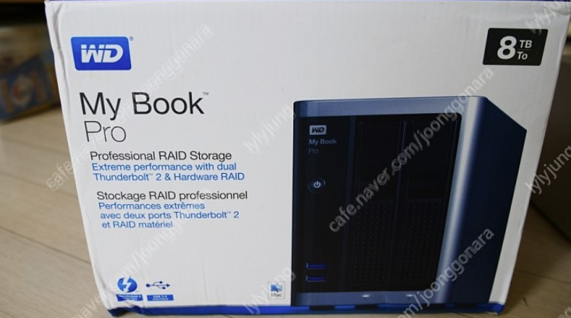 WD My Book Pro 8TB HDD 2개 판매합니다
