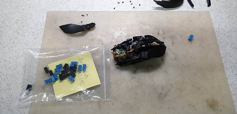 로지텍(Logitech) G902 마우스 수리, 구미 택배입고. : 네이버 블로그
