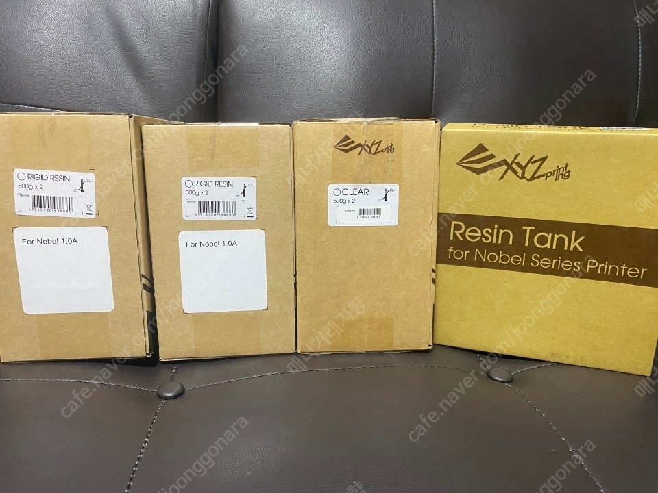 xyz 3D프린터 레진용액 노벨 Nobel 1.0A 레진 resin 1kg (미개봉),레진탱크 팝니다.