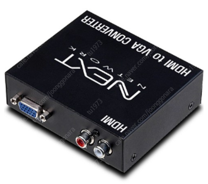 이지넷유비쿼터스 NEXT-2215HVC (HDMI to VGA컨버터/HDMI-RGB/영상/음성) 변환젠더/기타-DVI RGB
