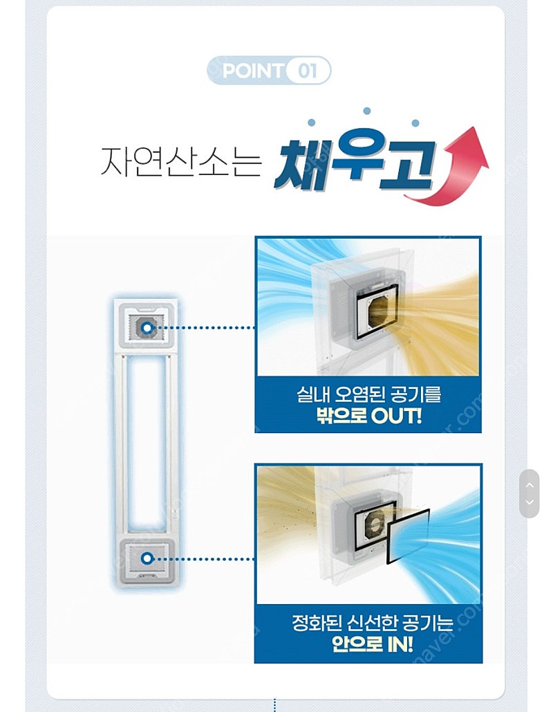 파파블루 S타입 / 필터 7개 판매 / 미세먼지필터 환풍기