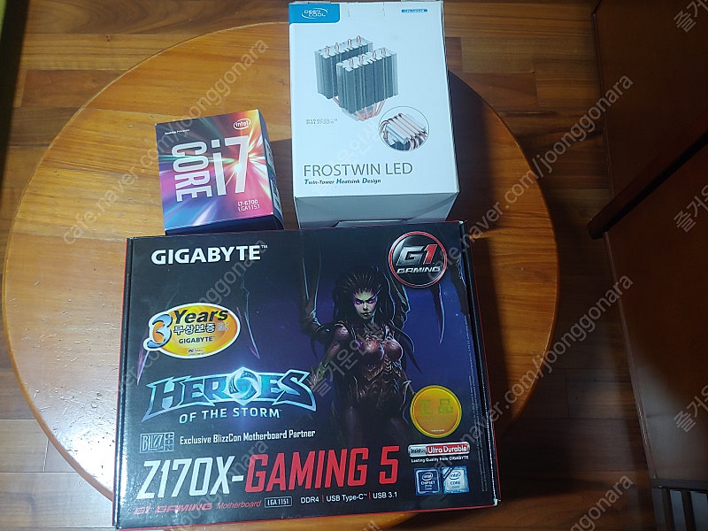 i7-6700, z170x-gaming5, 딥쿨 frostwin led 판매합니다.