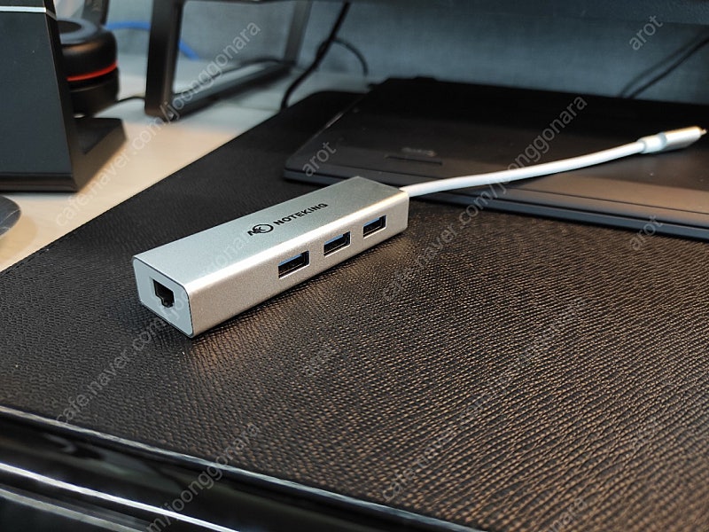 NOTEKING NK-CEAH3G USB-C 랜 젠더 및 USB 3.0 포트 3개 포함