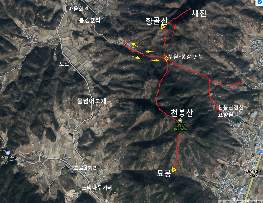 등산로 시작(들머리) 이미지