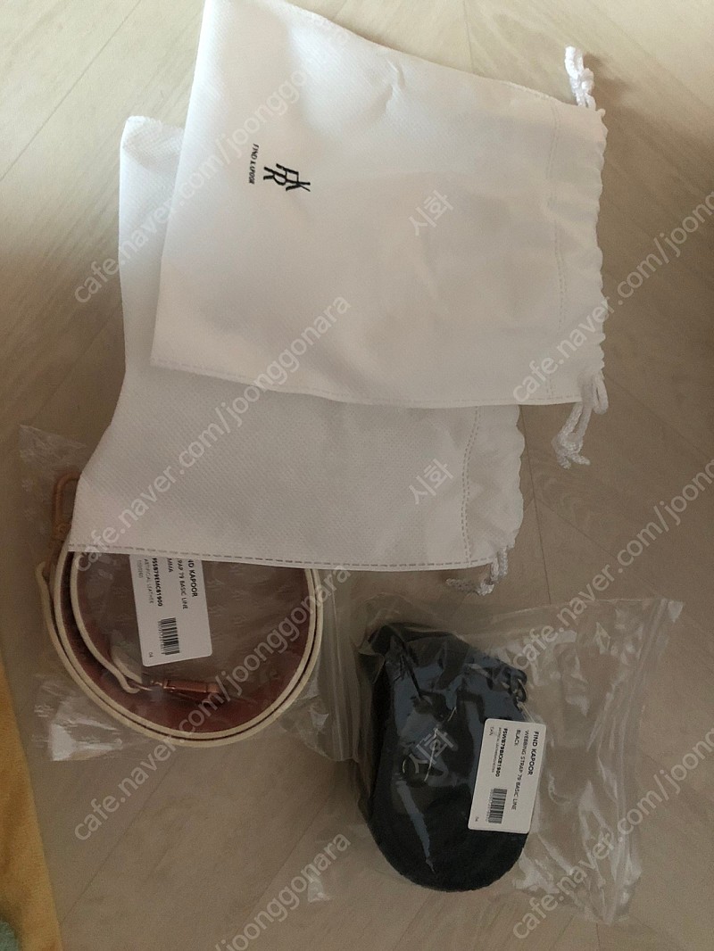 새상품 파인드 카푸어 웨빙 스트랩 79 베이직 라인 블랙,엠마 개당 2.5