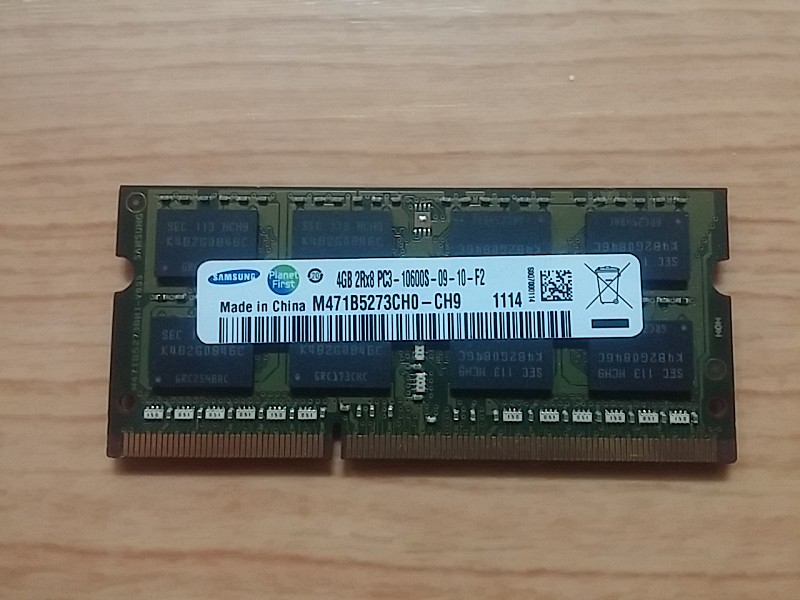 삼성 노트북램 4GB 2Rx8 PC3-10600S