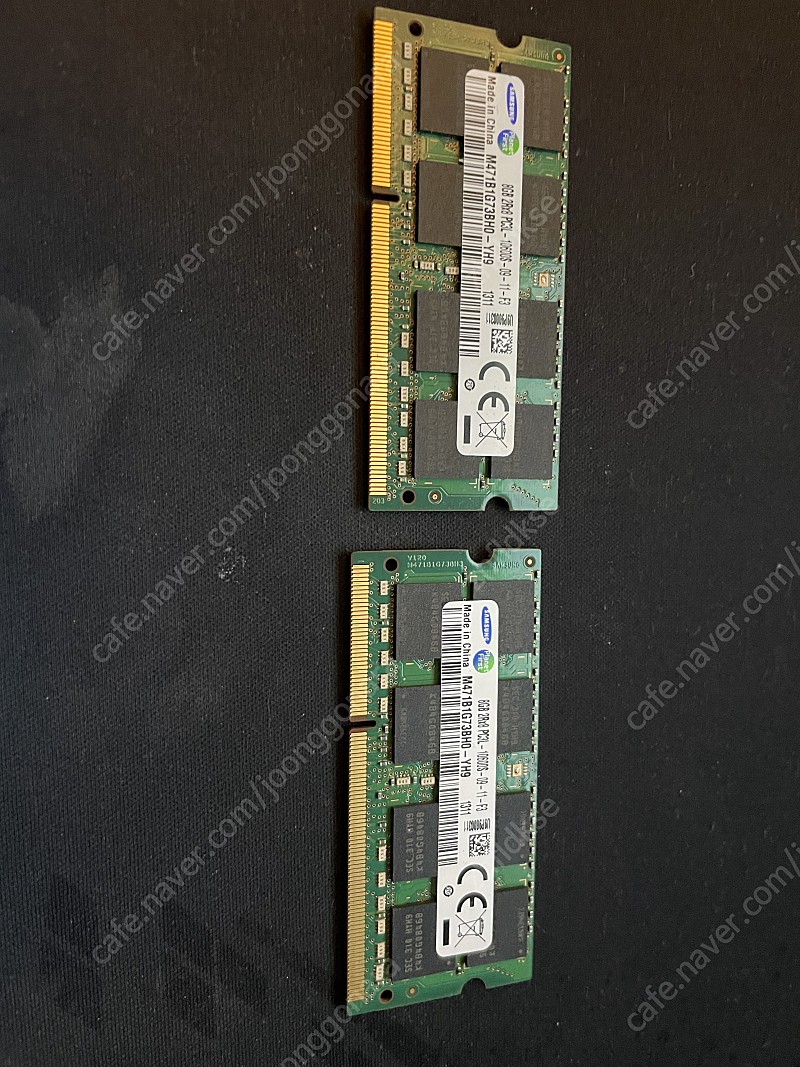 삼성전자 노트북 메모리 DDR3 PC3-10600 8기가2개