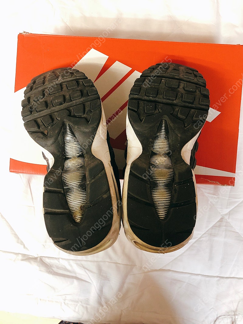 나이키 에어맥스 airmax 95 우먼스 235 블랙(...--8