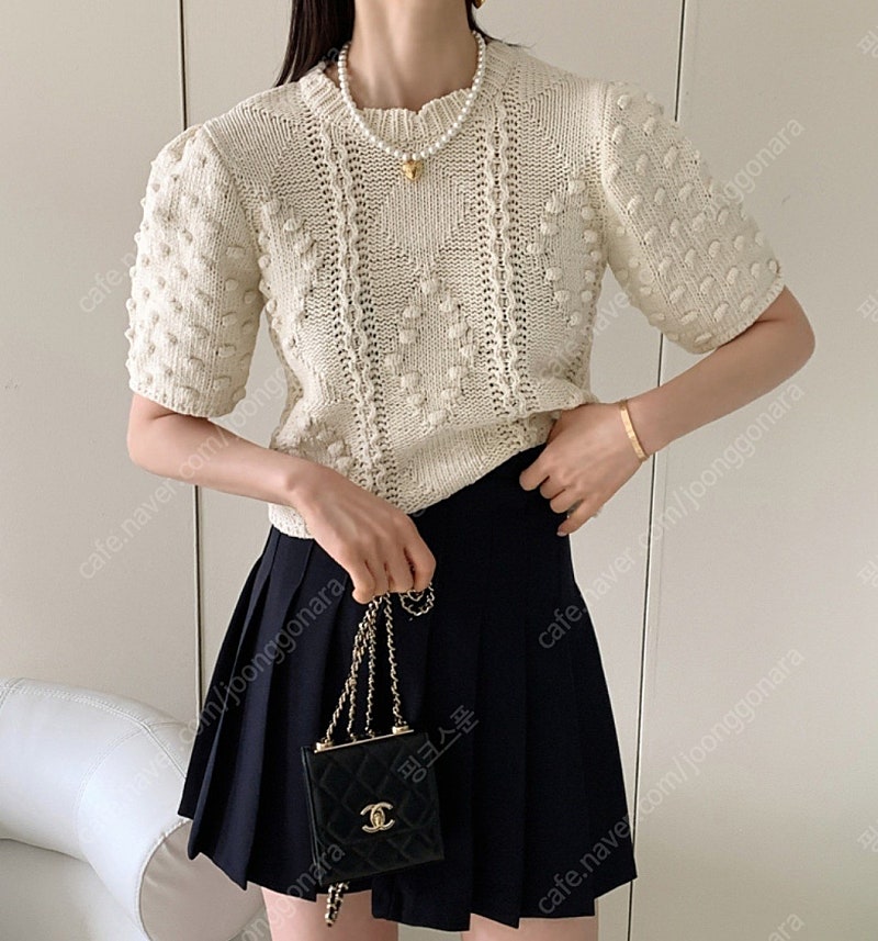 파티수 Pompom knit 택포5만원