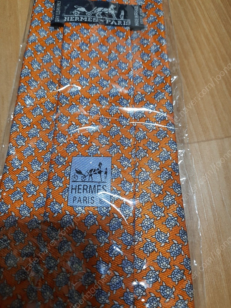 Hermes 거북문양 넥타이 미사용제품