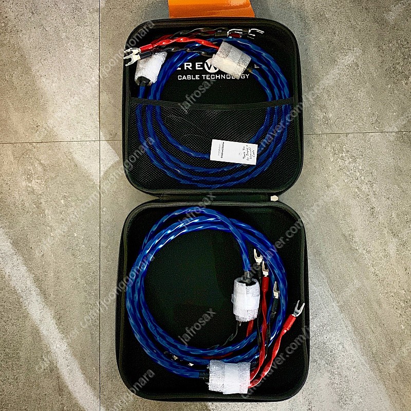 Wireworld strauss 7 스피커 케이블 Oasis 8 2.5m bi wiring 바이와이어링 와이어월드 스트라우스 오아시스 기타 등등 와이어월드