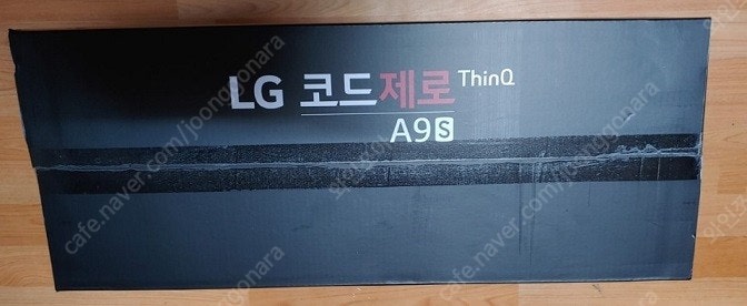 (새제품)A9S THINQ A9700IK 코드제로 물걸레 청소기-싸게팝니다