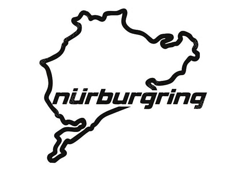 뉘르부르링크 Nürburgring Nurburgring 써킷 그란투리스모 GT 트랙 자동차 스티커 데칼 튜닝 드레스업 파츠 레이싱 익스테리어 현대 기아