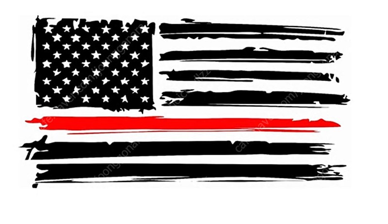 미국 국기 컬러 스케치 자동차 스티커 데칼 튜닝 드레스업 파츠 레이싱 익스테리어 현대 기아