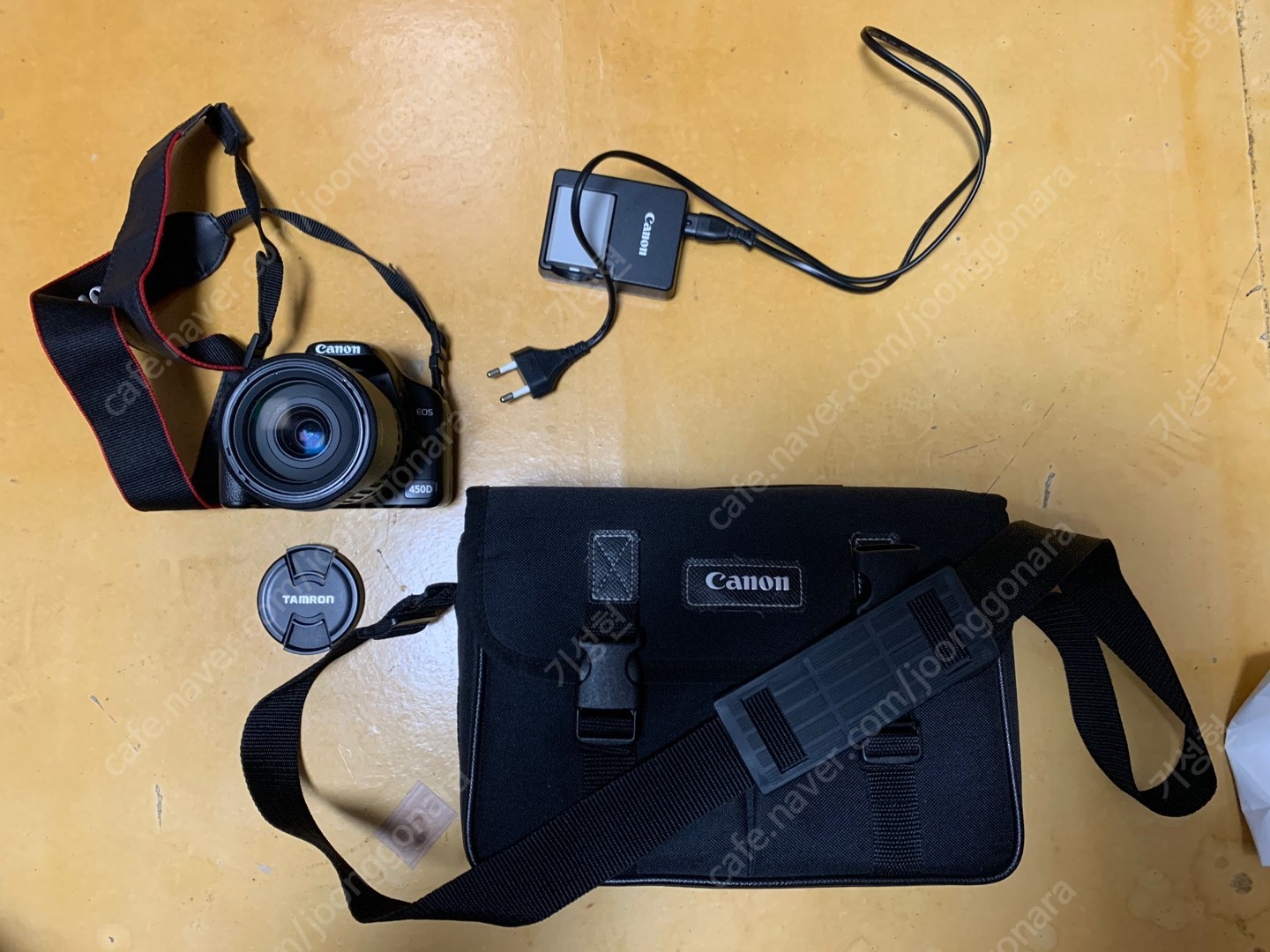 캐논 450D 팝니다 풀박, 렌즈, 가방, 카메라 끈, 박스