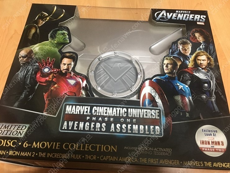 [판매중] 마블 어벤저스 페이즈원 블루레이 박스셋 아이언맨 캡틴 토르 헐크 Marvel Cinematic Universe: Phase One - Avengers Assembled