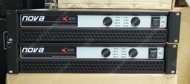 NOVA 독일제 파워앰프 X800 (400W x 2)﻿ / 영국제 ﻿CHEVIN 파워앰프 A750 (600W x 2) / A1000 (900W x 2) 팝니다.