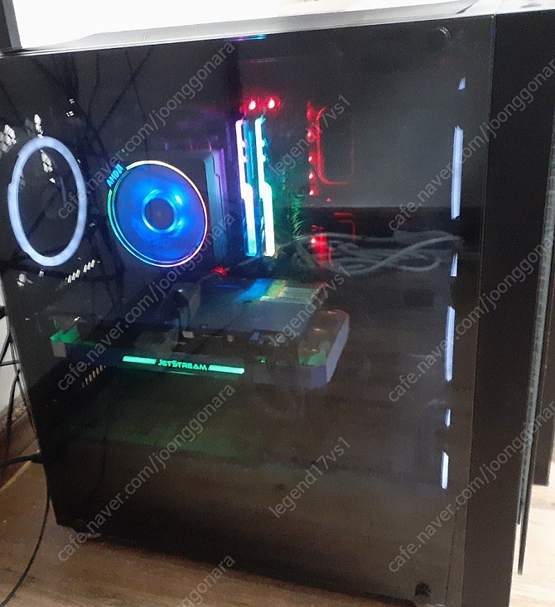 [개인] PC + 듀얼모니터 저렴하게 판매합니다(2700X, GTX 1080, 16G RAM)