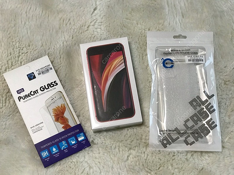 미개봉 애플코리아정품 아이폰SE 128G 레드 팜 ​ ​