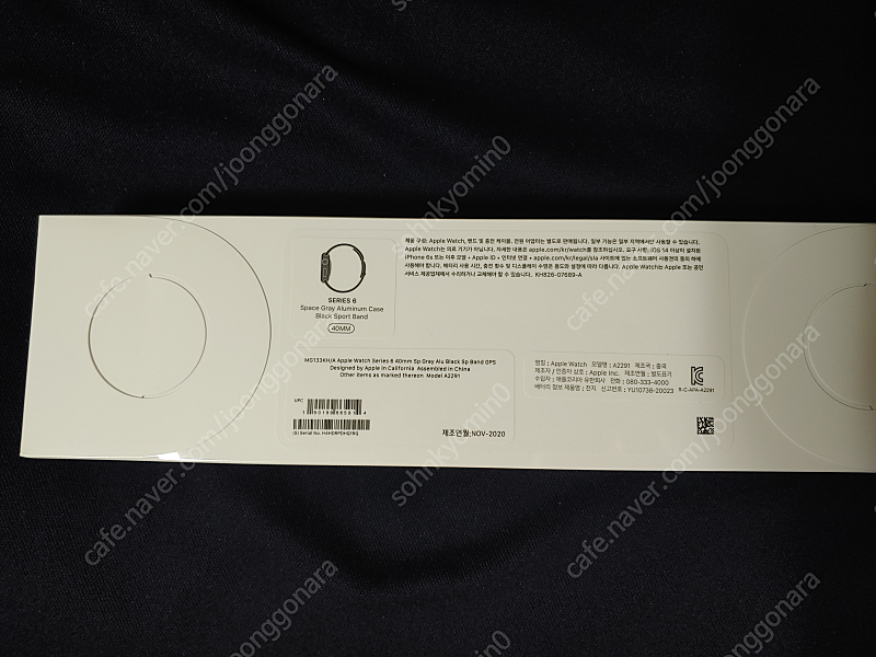 (미개봉새상품) 애플워치 6세대 40mm 스페이스그레이