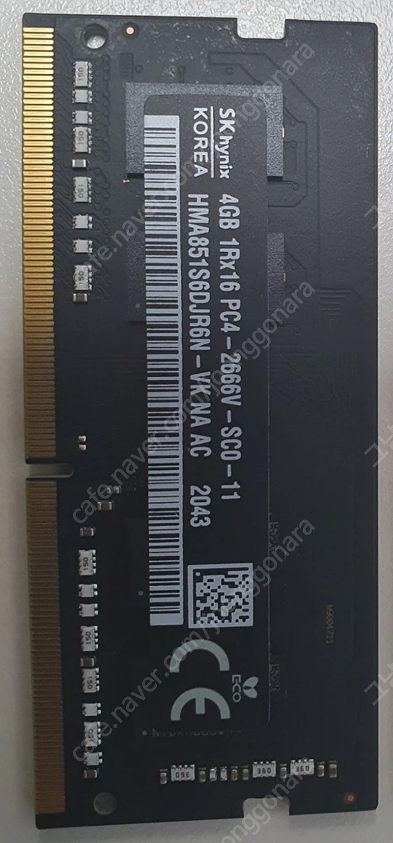 노트북용 RAM 4G SKHynix