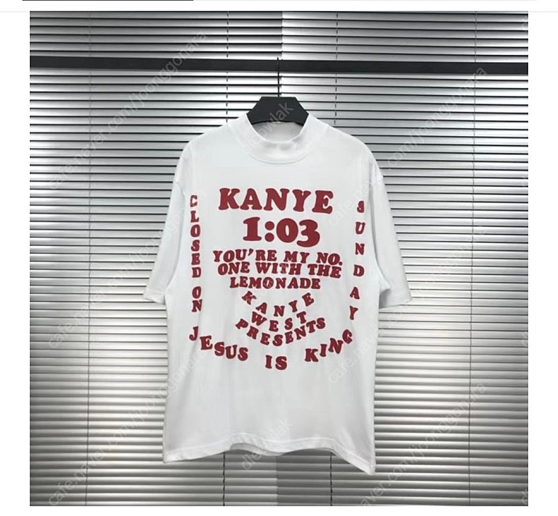 [L] Kanye West CPFM for Jesus is King lll T-shirt