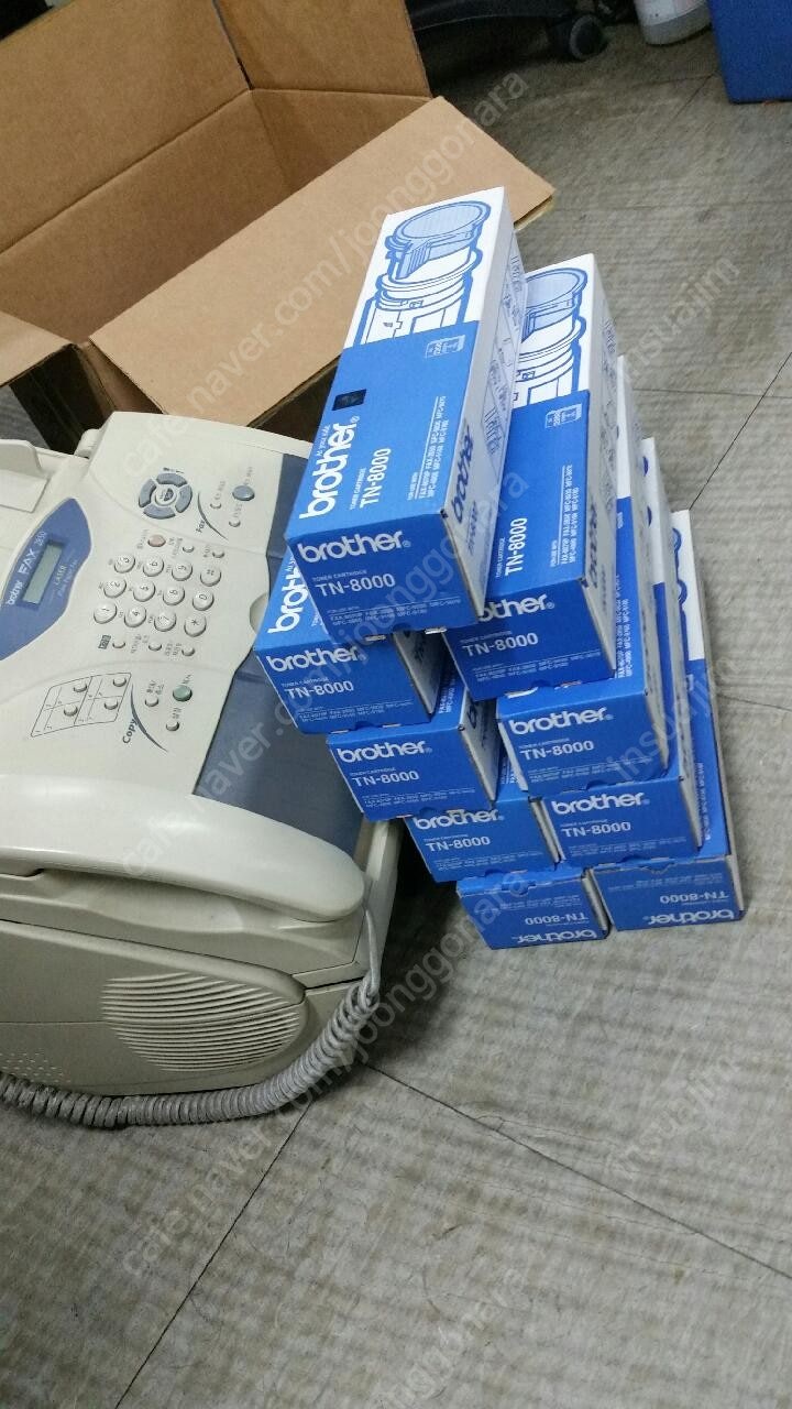 브라더 FAX-2850 부품용 브라더TN-8000 정품토너 택배비로 드립니다..