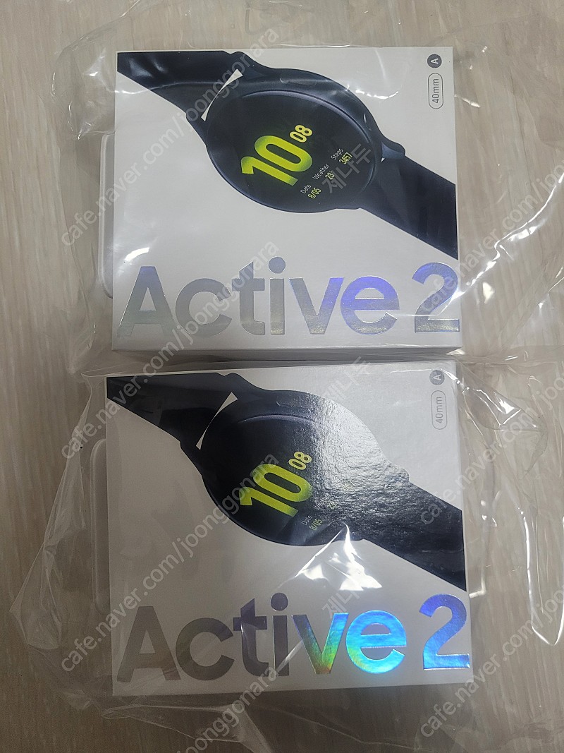 갤럭시워치 액티브2 알루미늄40mm / 블랙 미개봉 새상품 판매합니다 4월제조품 (인천, 서울)