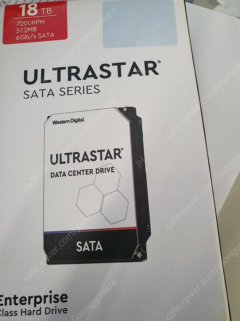 WD Ultrastar 18tb HDD 하드디스크 팝니다.