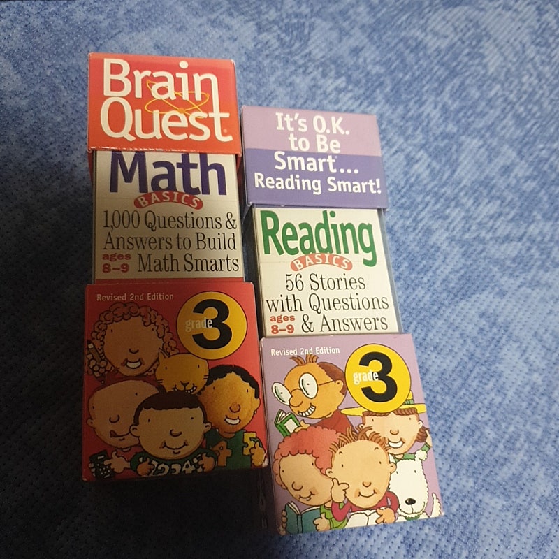 브레인퀘스트 Brain Quest 3rd grade Math, Reading