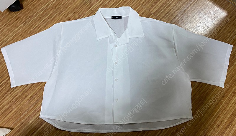 크롭 셔츠 | 크롭티 | 흰색 화이트 셔츠