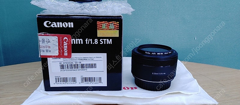 정품 캐논 760d 18-135 is stm 킷 + ef f/1.8 50mm stm렌즈 정품 + Battery Grip BG-E18 정품팝니다.