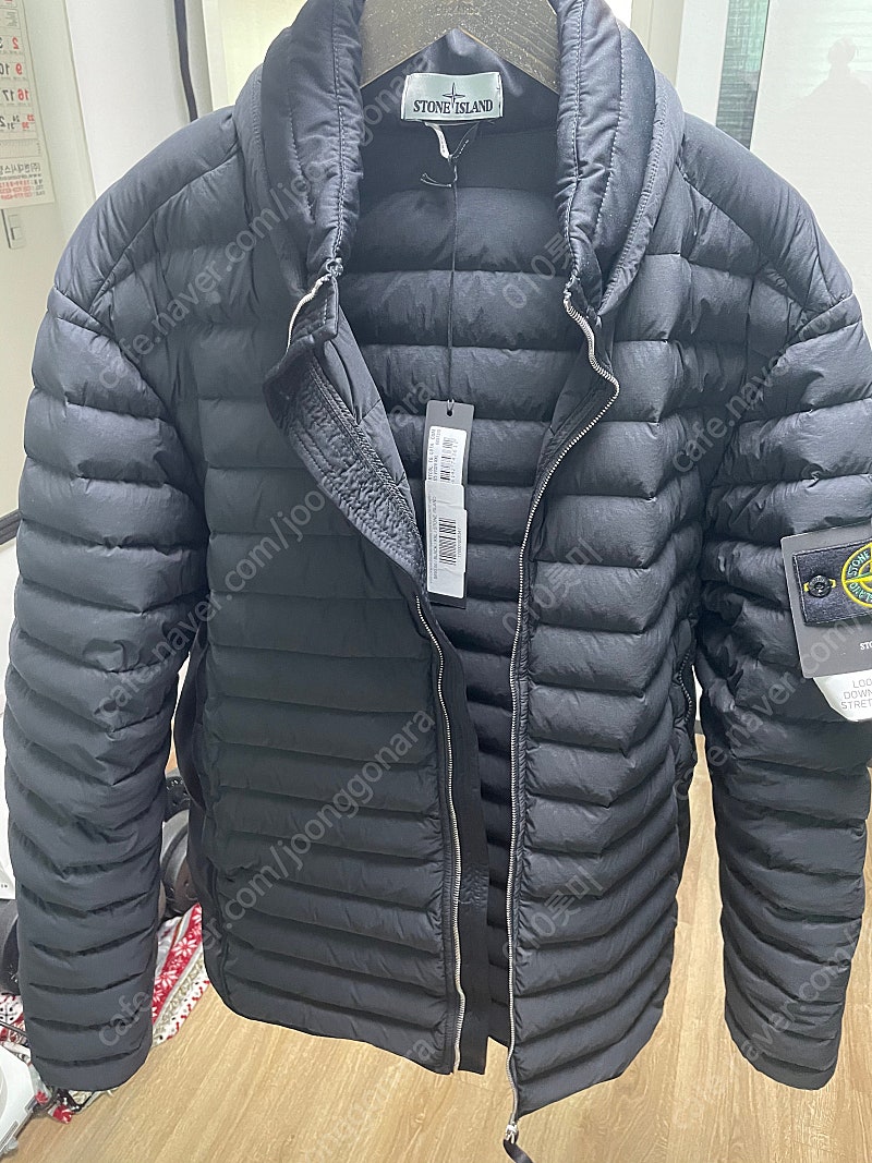 스톤아일랜드 20fw 룸우븐 패딩 블랙 2xl 논후드