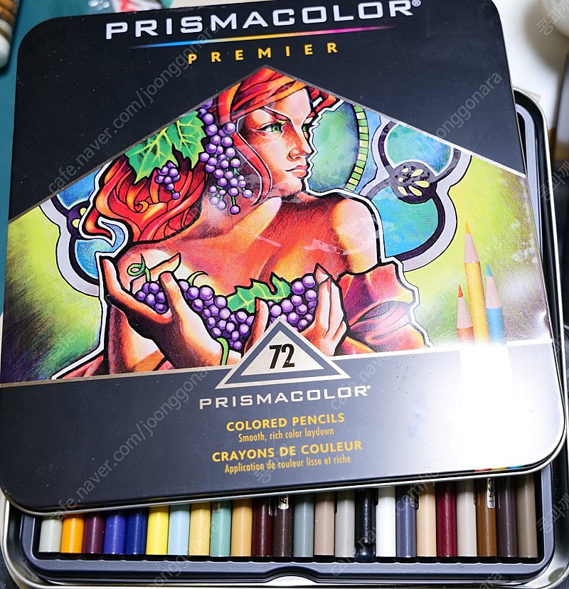 프리즈마 색연필 72색 틴케이스 판매 4만 무료배송
