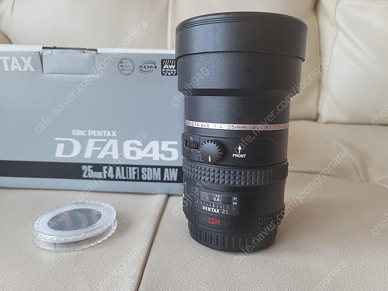 펜탁스 DFA645 25mm F4 AL(IF) SDM AW 렌즈 판매합니다
