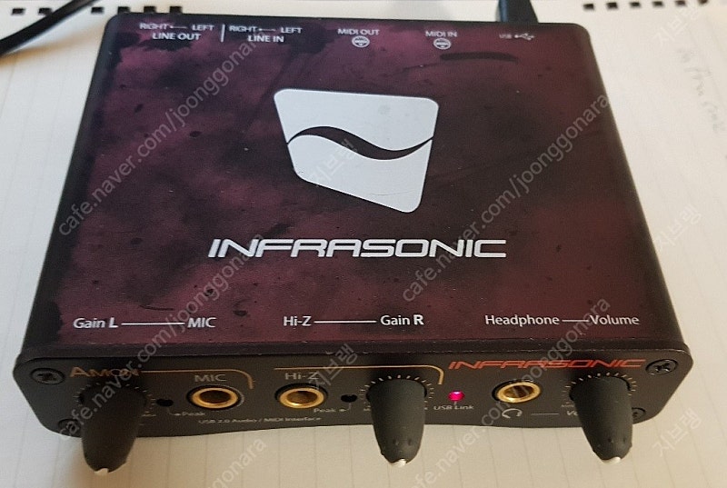 Infrasonic Amon 인프라소닉 아몬 오디오 인터페이스 팝니다