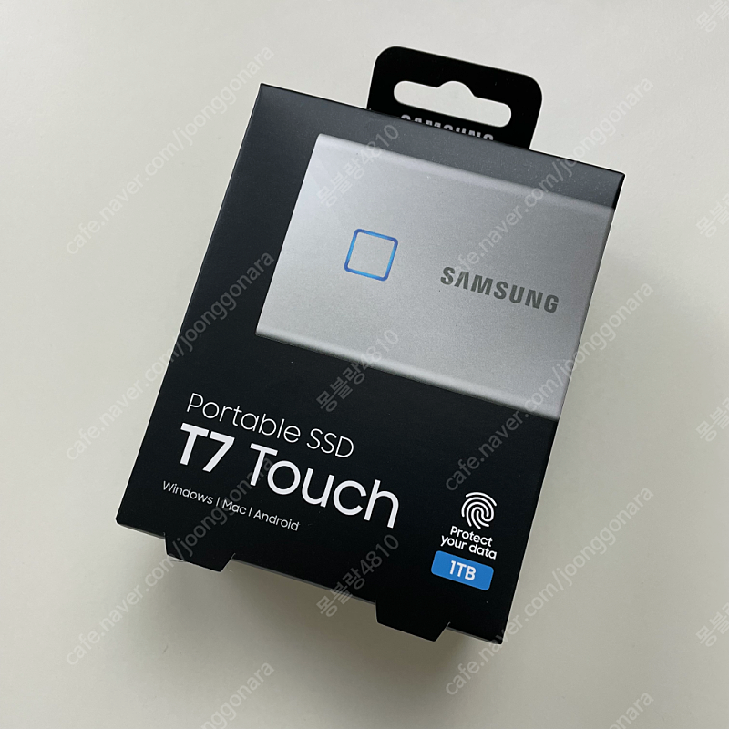 (SAMSUNG) 미개봉 삼성전자 포터블 SSD T7 Touch 1TB 18.6만 [Silver, T7 터치]