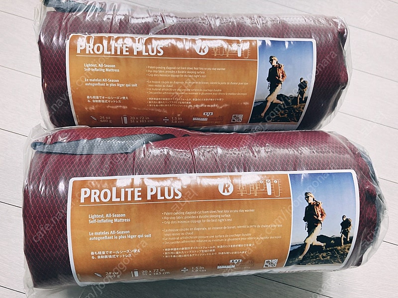 Thermarest prolite plus 자충매트 2개 일괄판매 합니다.