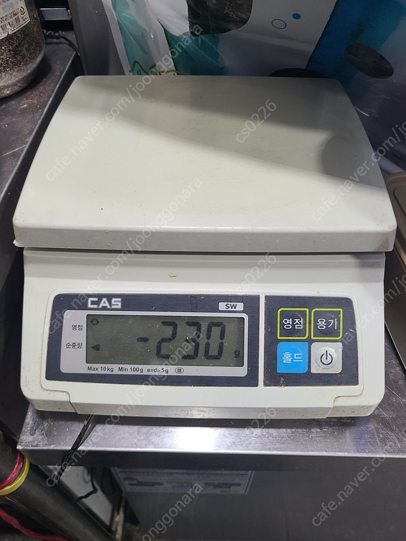 카스 전자저울 sw-1s (10kg,5g)