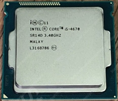 CPU I5-4670 하스웰 / RAM 삼성 DDR3 8GB 2개 팝니다