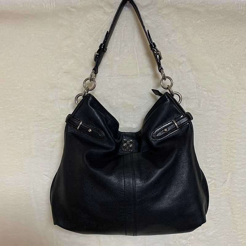 (정품) 코치 호보백 Colette Leather Hobo Ladies bag in black