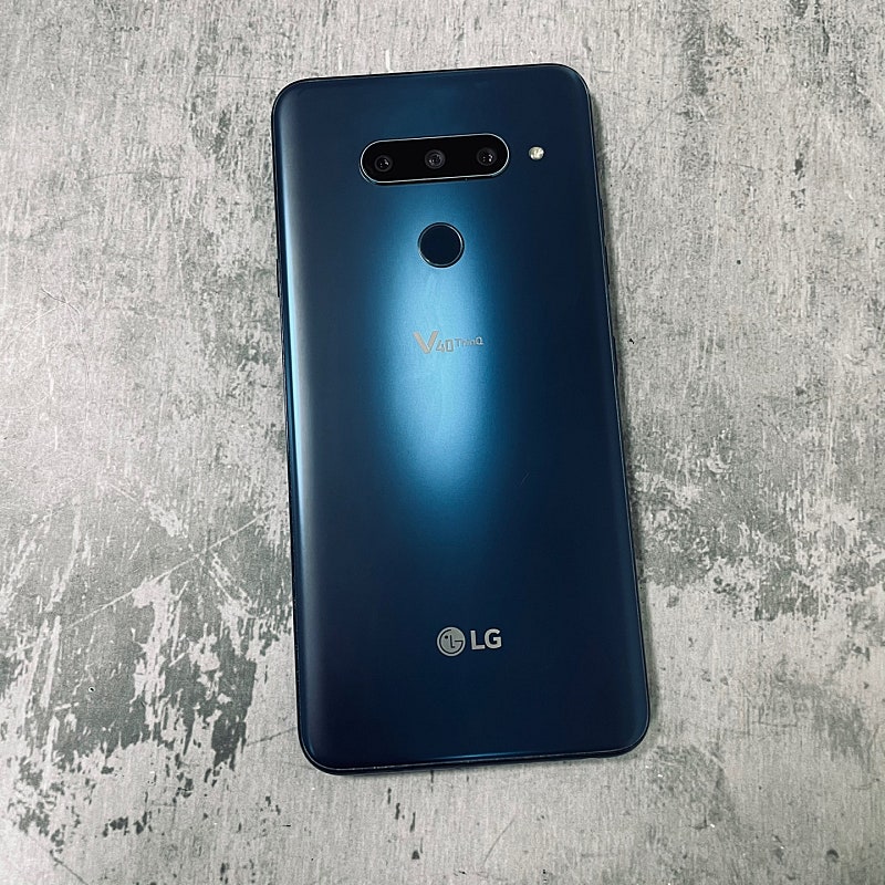 S급 LG V40 블루 128G 19년7월개통 잔상없는기기 14만원 판매합니다