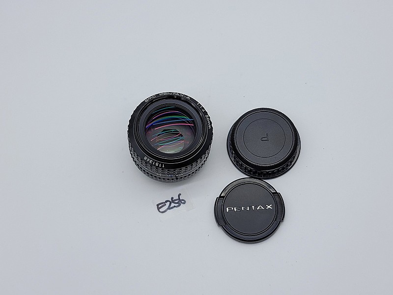 펜탁스 MF 50mm SMC PENTAX-A 수동렌즈 단렌즈 표준렌즈 E256