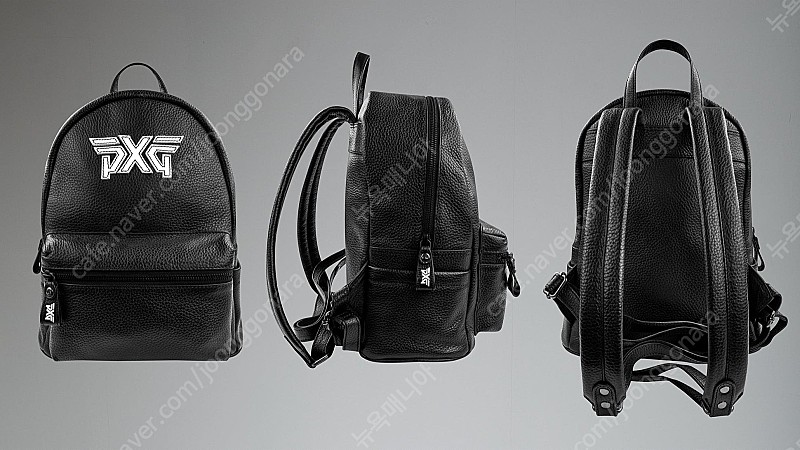 PXG 피엑스지 가방 여성용 클래식 가죽 백팩 (블랙)