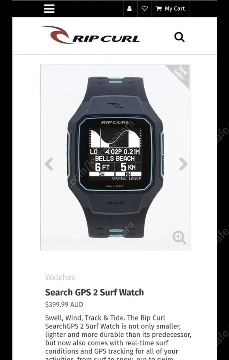 [립컬 서핑 시계] Ripcurl Search GPS 2